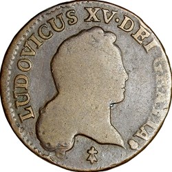 Demi-sol au buste enfantin, Louis XV, 1720, Reims