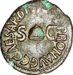 Quadrans de Caligula, Pileus, 40, Rome