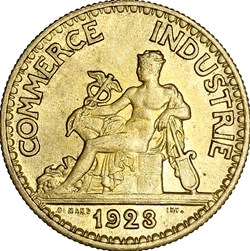 50 centimes Chambres de Commerce, IIIe République, 1923