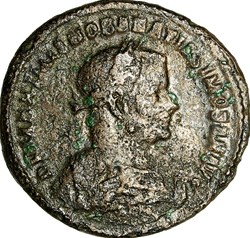 Follis de Maximien Hercule, Senior Augustus, Providentia et Quies, 305-307, Trèves