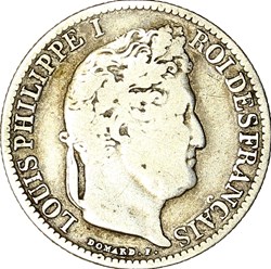 50 centimes, Louis-Philippe Ier, 1847, Paris