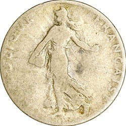 50 centimes Semeuse, IIIe République, 1905
