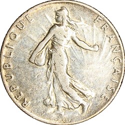 50 centimes Semeuse, IIIe République, 1911