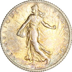 1 franc Semeuse, IIIe République, 1916