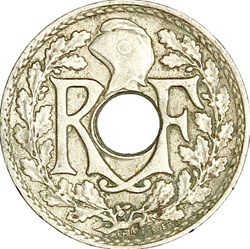 5 centimes Lindauer, petit module, IIIe République, 1927