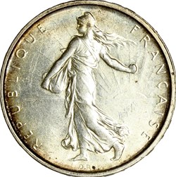 5 francs Semeuse, 1963
