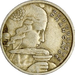 100 francs Cochet, IVe République, 1957