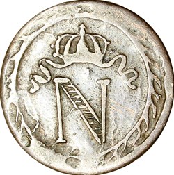 10 cent. à l'N couronnée, Napoléon Ier, 1808-1809, faux d'époque