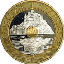 20 francs Mont Saint-Michel, BE, 2000
