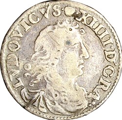 Quatre sols des traitants, Louis XIV, 1676, Vimy-en-Lyonnais