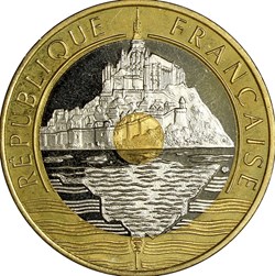 20 francs Mont Saint-Michel, BE, 2001