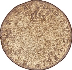 Double sol, Louis XV, 1738, Lyon