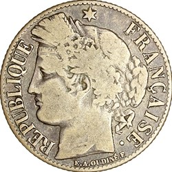 1 franc Cérès, IIIe République, 1894, Paris