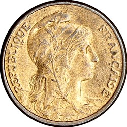 1 centime Daniel-Dupuis, IIIe République, 1920