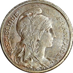 2 centimes Daniel-Dupuis, IIIe République, 1910