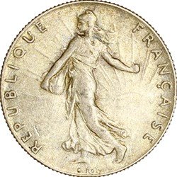 50 centimes Semeuse, IIIe République, 1898