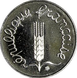 1 centime épi, BE, 2001