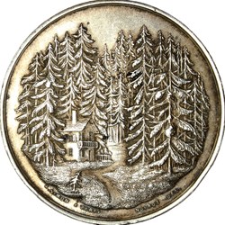 Jeton de la Société Civile de la Forêt de Bélesta, 1883
