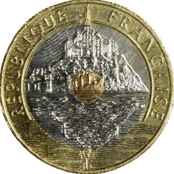 20 francs Mont Saint-Michel, BU, 2001