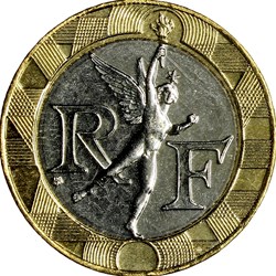 10 francs Génie de la Bastille, BU, 2001