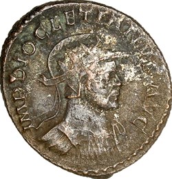 Aurelianus de Dioclétien, Jupiter, printemps 290-291, Lyon