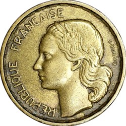 10 francs Guiraud, IVe République, 1950, Beaumont-le-Roger