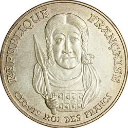 100 francs Clovis, 1996