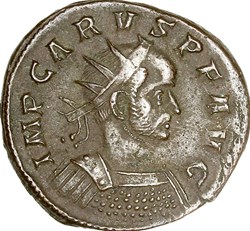 Aurelianus de Carus, Spes, déc. 282, Ticinum