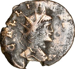 Antoninien de Gallien, Cerf, 267-268, Rome