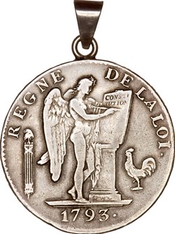 6 livres au Génie, daté, la Convention, 1793, an II, Marseille