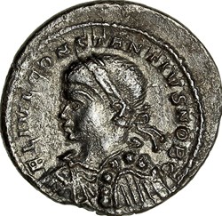 Centenionalis de Constance II césar, Porte de camp, 327-328, Trèves