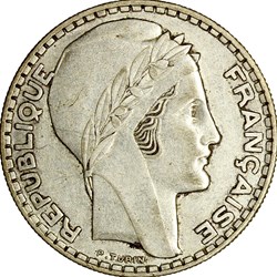 20 francs Turin, IIIe République, 1937