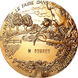 Médaille du Jardin du Cheminot, 1990