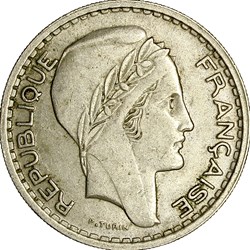 10 francs Turin, petite tête, IVe République, 1947, Beaumont-le-Roger