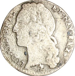 Dixième d'écu au bandeau, Louis XV, 1747, Dijon