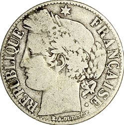 1 franc Cérès, IIIe République, 1881, Paris
