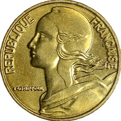 10 centimes Marianne, BU, 2001
