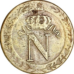 10 cent. à l'N couronnée, Napoléon Ier, 1808, Paris