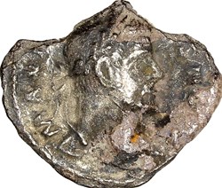 Argenteus de Galère césar, Tétrarques, 295-297, Trèves
