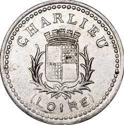 25 centimes, Union commerciale et industrielle de Charlieu, 1920