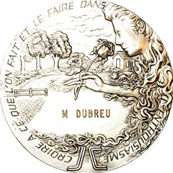 Médaille du Jardin du Cheminot, 1995