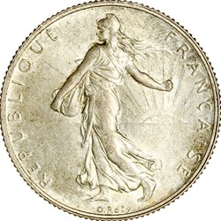2 francs Semeuse, IIIe République, 1920