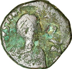Follis de Justinien Ier, série 1, 527-538, Constantinople