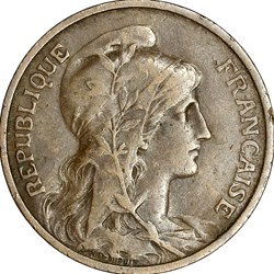 5 centimes Daniel-Dupuis, IIIe République, 1914