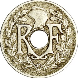 5 centimes Lindauer, petit module, IIIe République, 1920