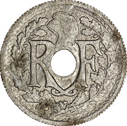 10 centimes Lindauer, petit module, GPRF, 1946, Beaumont-le-Roger
