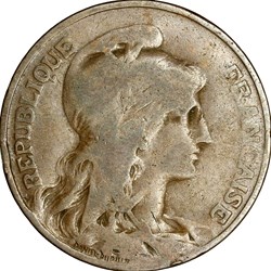10 centimes Daniel-Dupuis, IIIe République, 1906