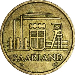 20 franken, Territoire de la Sarre