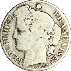 50 centimes Cérès, IIIe République, 1881, Paris
