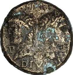 Dupondius de Nîmes, Auguste et Agrippa, groupe 4, 10-14, Nîmes
